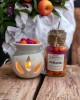 Σταγόνες wax melts με άρωμα ''Ροδάκινο και Μυρτιλο'' σε μπουκαλάκι με φελλό