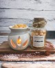 Σταγόνες wax melts με άρωμα ''Αλατισμένη Καραμέλα'' σε μπουκαλάκι με φελλό